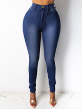 Denim Pencil Jeans For Women