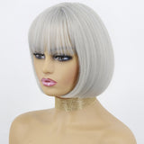 Straight Wig With Bangs for Women