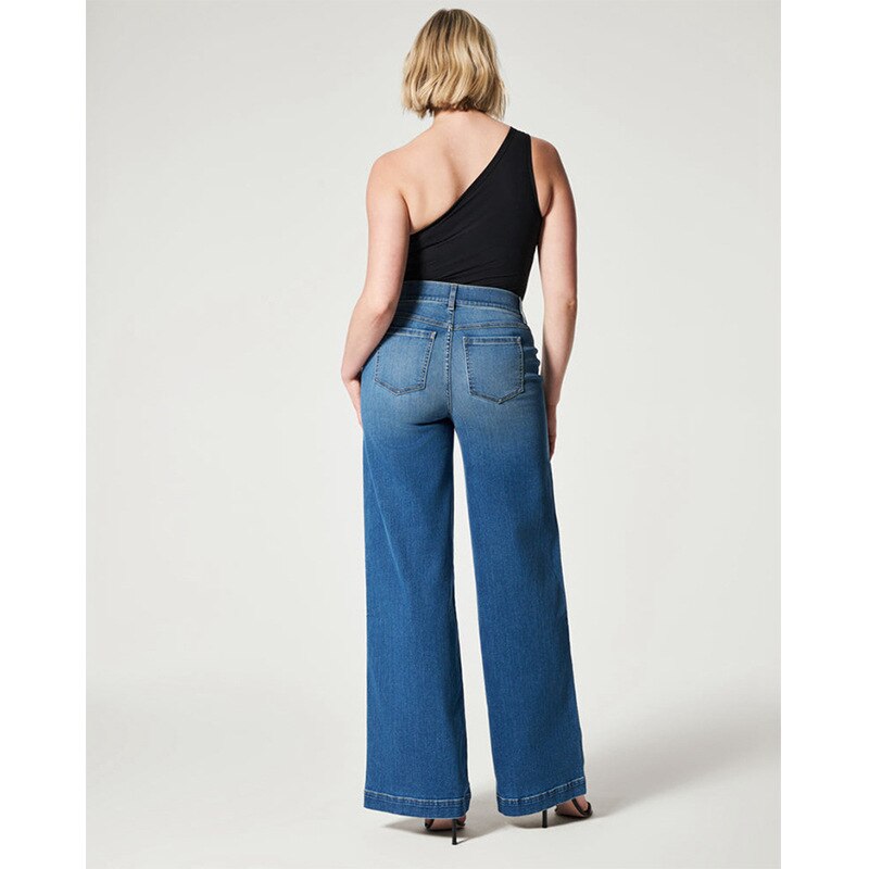 Elegant Loose Denim Trousers