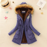 Casual Slim Coat Emboridery Hooded