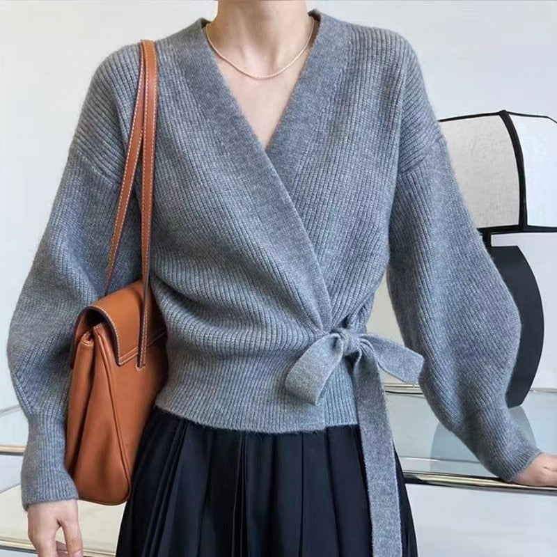 Knitted Cardigan Women Sweater