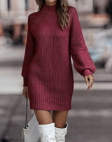 Knit Sweater Dress Women