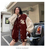 Retro Plus Velvet Casual Hooded Jacket