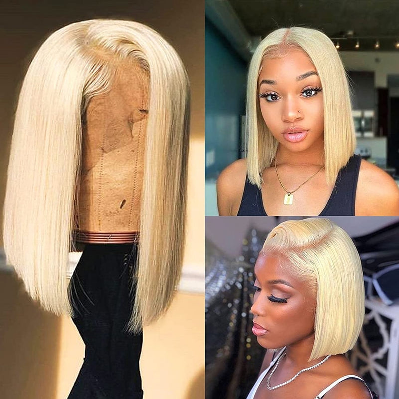 Short Bob Straight Lace Front Wig