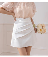 Womens Elegant Folding Short Skirts