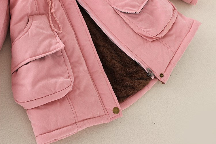 Casual Slim Coat Emboridery Hooded