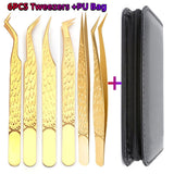 Eyelashes Tongs Makeup Nail Tools Kit