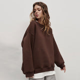 Fashion Solid Y2K Oversize Sweatshirt