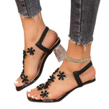 Toe Shoe Ladies Heeled Sandal