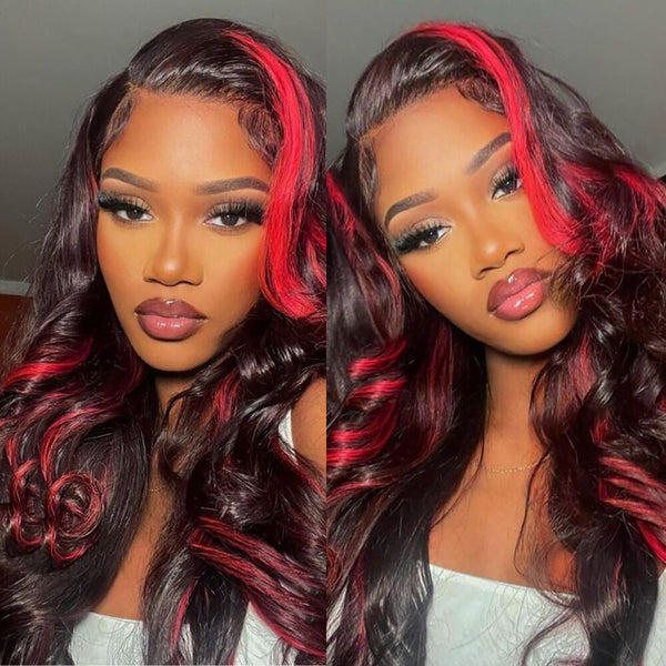 Frontal Wig Colored Human Hair Wigs