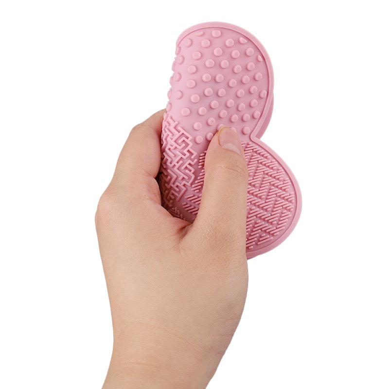 Makeup Brush Mat Cleaner with Suction Cup