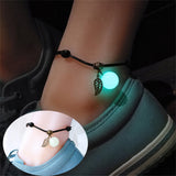 Simple Luminous Bead Anklets For Women