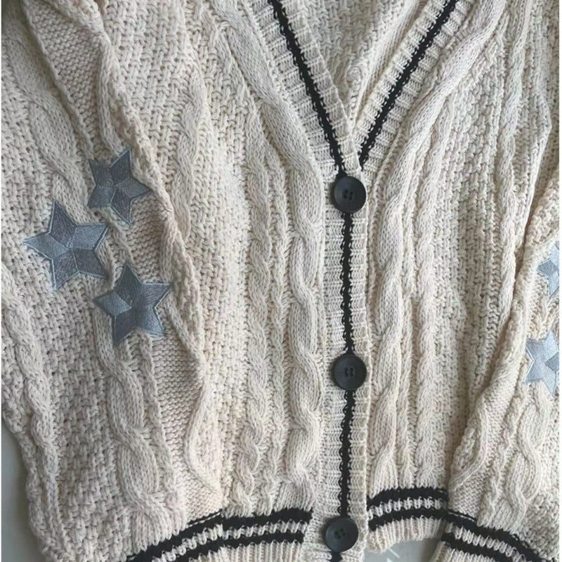 Cardigan Lor V-neck Knitted Sweater