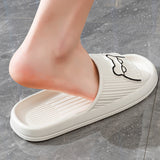 Men's Summer Women Slippers Indoor Bath Thick Platform