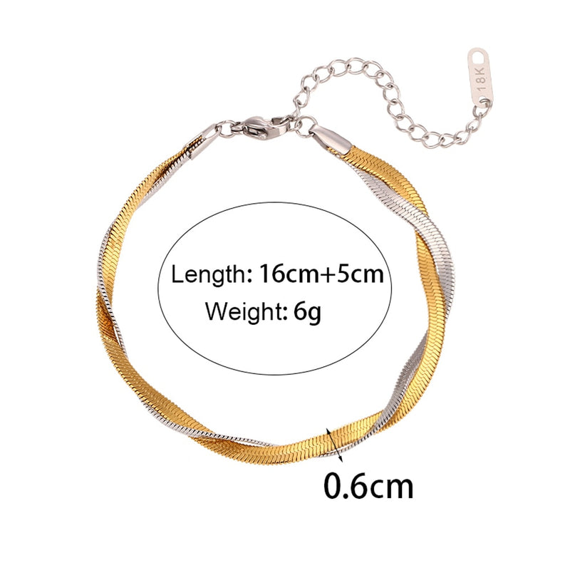 Women's Bracelet Gold Jewelry Street Style