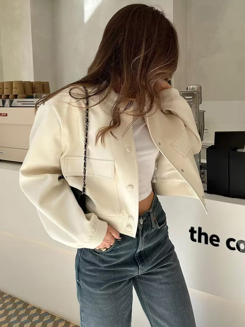 Women Bomber Jacket Fashion Spring