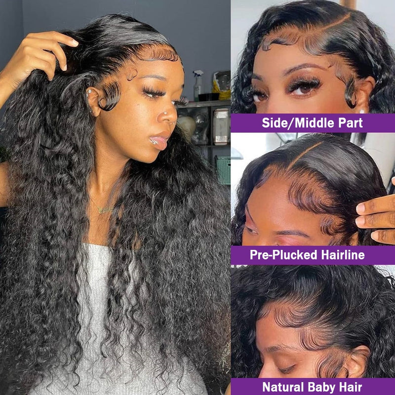 Curly Hd Lace Front Wigs