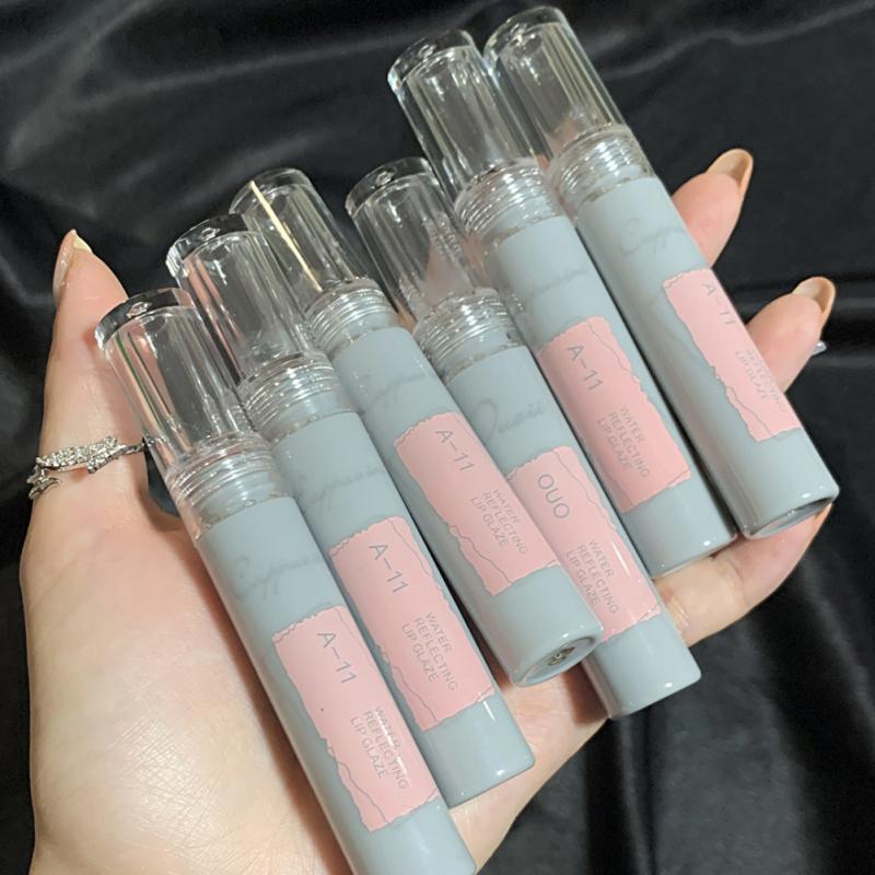 Pink Clear Mirror Water Lip Gloss