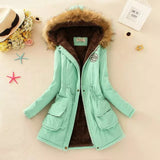 Casual Slim Coat Emboridery Hooded