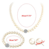 Womens Bride Wedding Jewelry Set