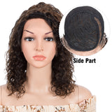 Sleek Curly Human Hair Wig