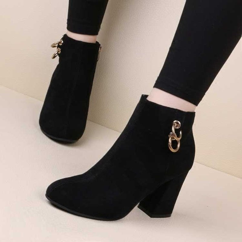 Retro Plush Warm Autumn Winter Women's Boot