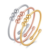 Unisex Stainless Steel Love Bangle Sets