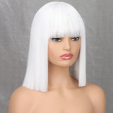 Straight Wig With Bangs for Women