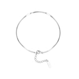 Simple Fashion Silver Plated Anklets