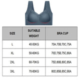 Seamless underwear without steel ring bra