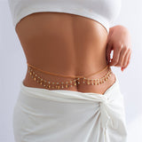 Rhinestone Chain Waist Jewelry Bikini Multi-layer Body Chain