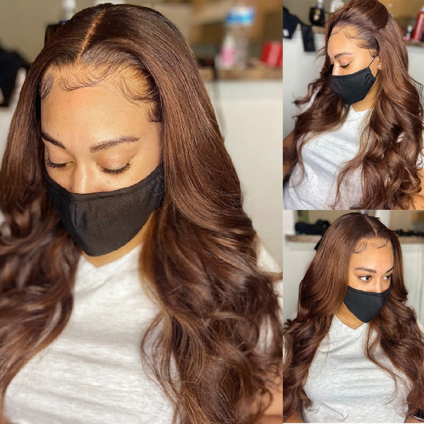 Colored Bundles With Closure Body Wave Wigs