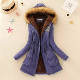 Casual Slim Coat Emboridery Hooded