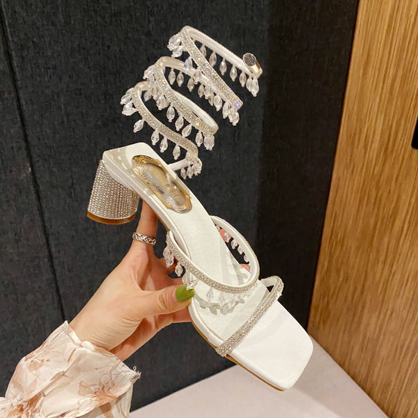 Weddings Bride Shoe Golden Sandal