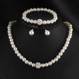 Womens Bride Wedding Jewelry Set