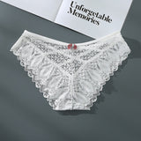 Women's sexy lace triangle briefs