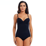 Solid Bodysuit with Pad Lingerie Corset Shaper