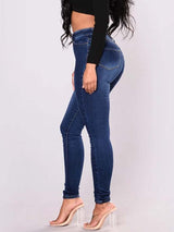 Denim Pencil Jeans For Women