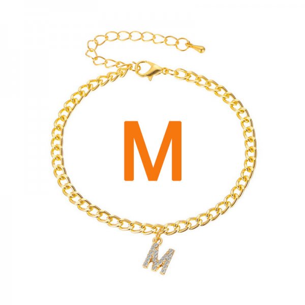 Trendy Letter Anklets For Women