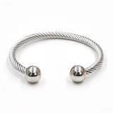 Unisex Stainless Steel Love Bangle Sets