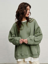 Fashion Solid Y2K Oversize Sweatshirt