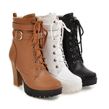 High-heeled Thick-heeled Knight Boots