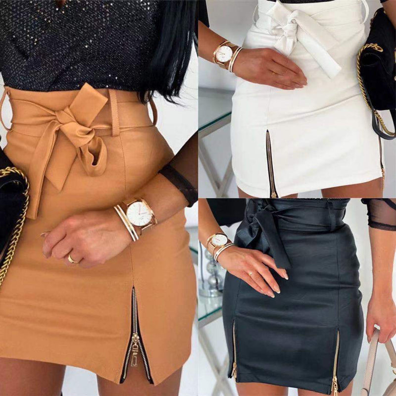 Elegant High Waist Sheath Skirts