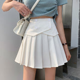 Patchwork High Waisted Mini Skirts