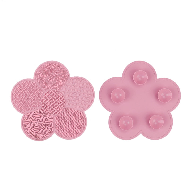 Makeup Brush Mat Cleaner with Suction Cup