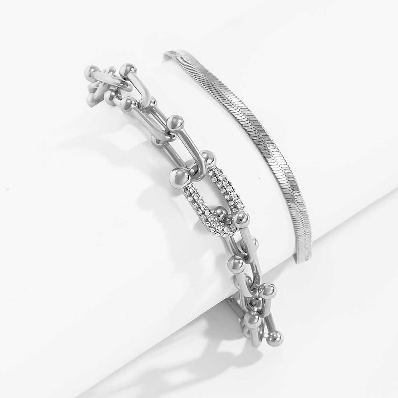 Metal Bangle Bracelet for Women