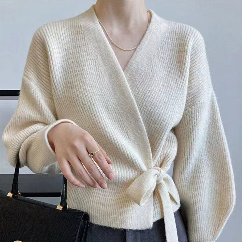 Knitted Cardigan Women Sweater