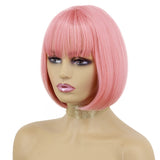 Straight Wig With Bangs for Women