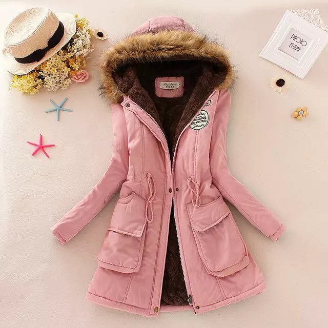 Casual Slim Coat Emboridery Hooded