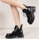 New Fashion Women‘s Ankle Solid Color Boots